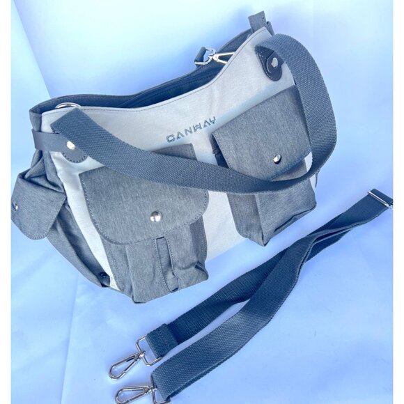 Conway Diaper Bag Travel Baby Bag Waterproof Insulated Gray Tote - Picture 2 of 15